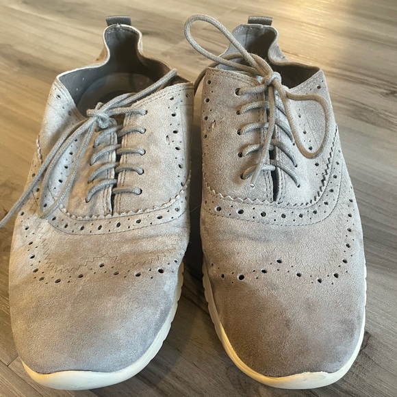 Cole Haan Zero Grand Gray Suede Shoes 6.5 - Picture 12 of 12